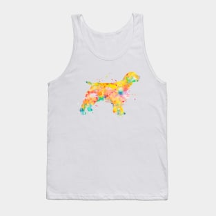 English Springer Spaniel Watercolor Painting Tank Top